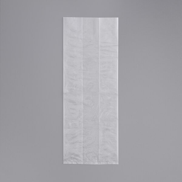 A white rectangular LK Packaging plastic food bag with a black border.
