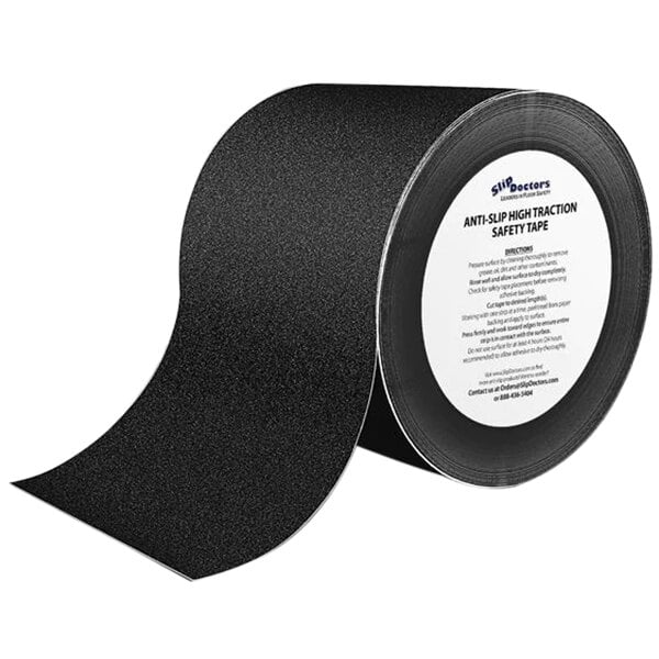 A roll of black SlipDoctors safety tape.