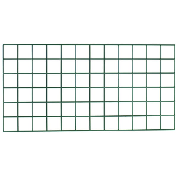 A Metroseal 3 wire grid with green squares on a white background.