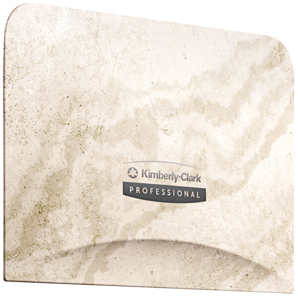 A white rectangular faceplate with a marble pattern and the Kimberly-Clark Professional logo.