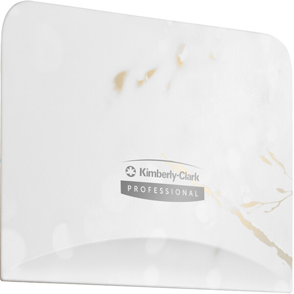 A white rectangular Kimberly-Clark Professional faceplate with a logo.
