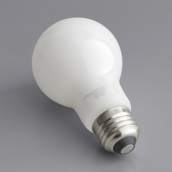 A TCP dimmable LED frosted filament standard lamp.