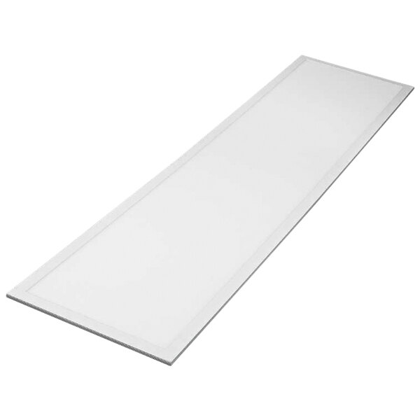 A rectangular white panel light with black lines on the sides.