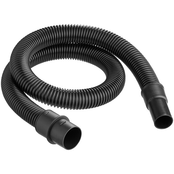 A black Lavex hose with two ends.