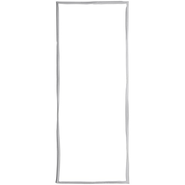 A white rectangular gasket with four corners.