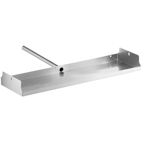 An Avantco stainless steel inner drain pan with a handle.
