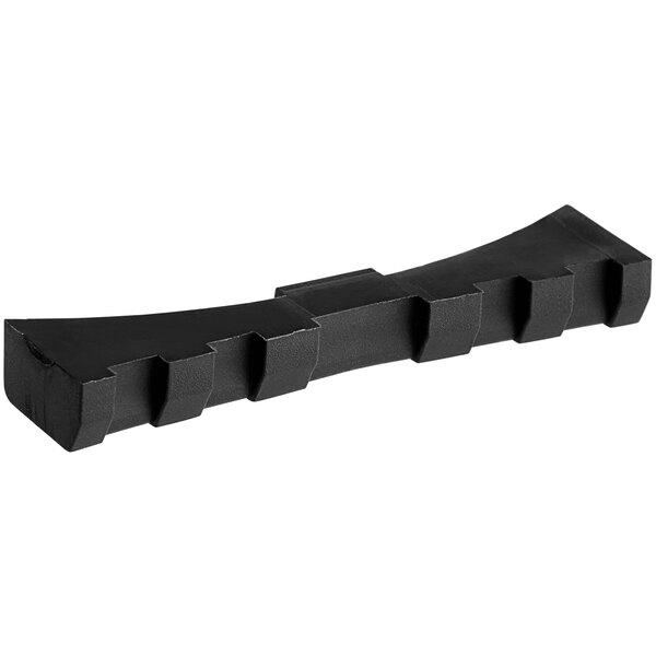 A black plastic Galaxy actuator switch wedge with small holes.