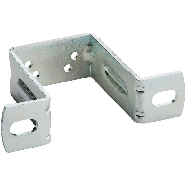A pair of Narvon metal blade brackets with holes.