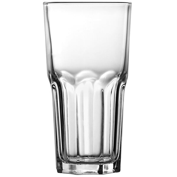 A clear Fortessa Basics Chez Bistro highball glass.