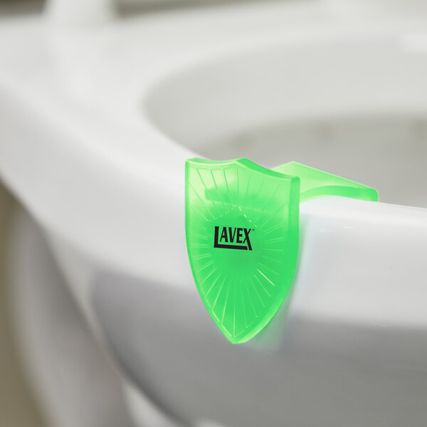 Lavex Apple Scent Gel Toilet Bowl Clips - 10/Pack