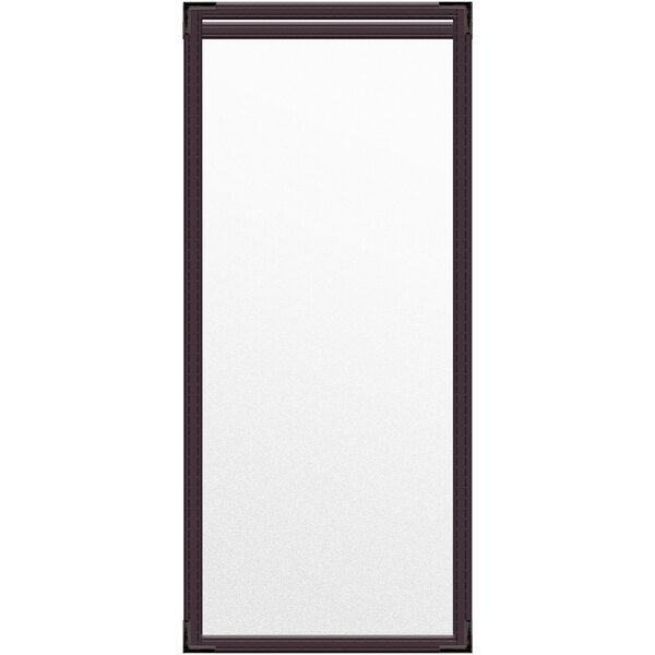 A white rectangular object with a black frame.