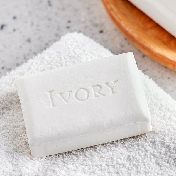 An Ivory bar of soap.
