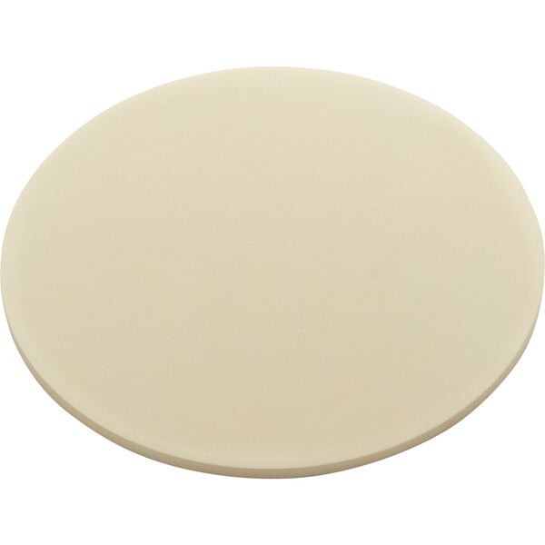 An American Metalcraft round cordierite pizza stone on a white background.