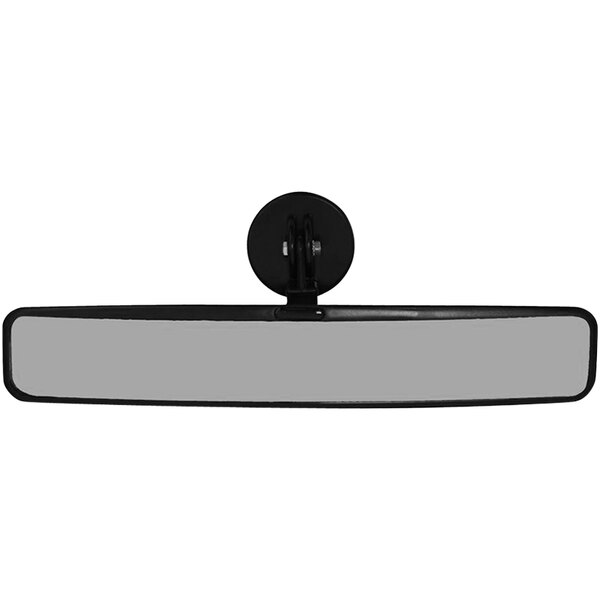 An Ideal Warehouse wide view magnetic forklift mirror with a white background.