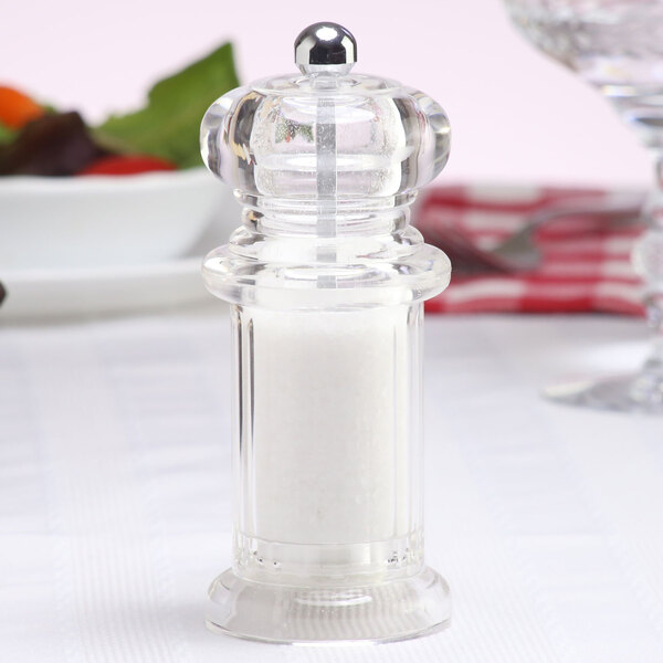 A Chef Specialties Citation salt mill on a table.