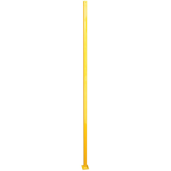 A long yellow Vestil steel pole with a white background.