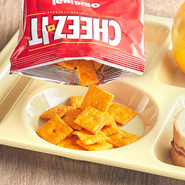 A tray of Cheez-It Original crackers.
