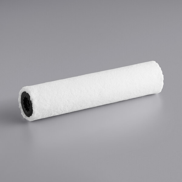 A Nilfisk cylindrical brush with white fabric pads.