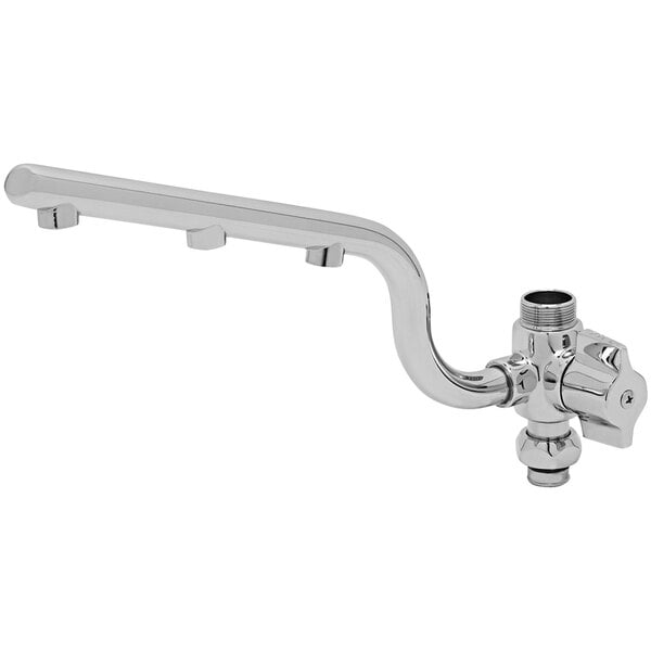 A silver T&S Ultrarinse sprayer arm for swing nozzles with a long handle.