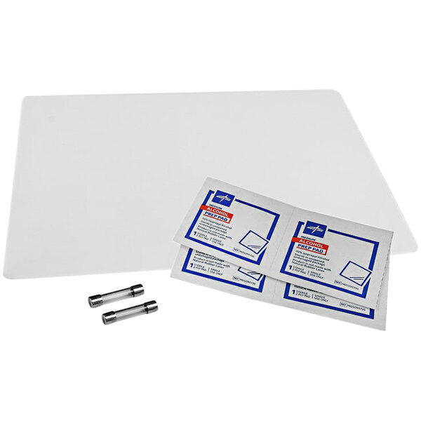 The Queenaire QTKIT300 maintenance kit with blue and red labels on a white background.
