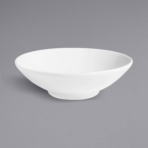 A Corona by GET Enterprises Elegance bright white porcelain bowl.