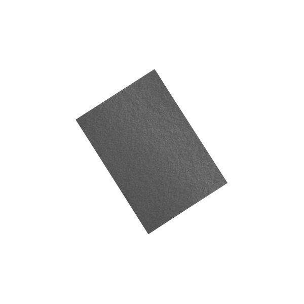 A grey rectangular Powr-Flite black strip pad.