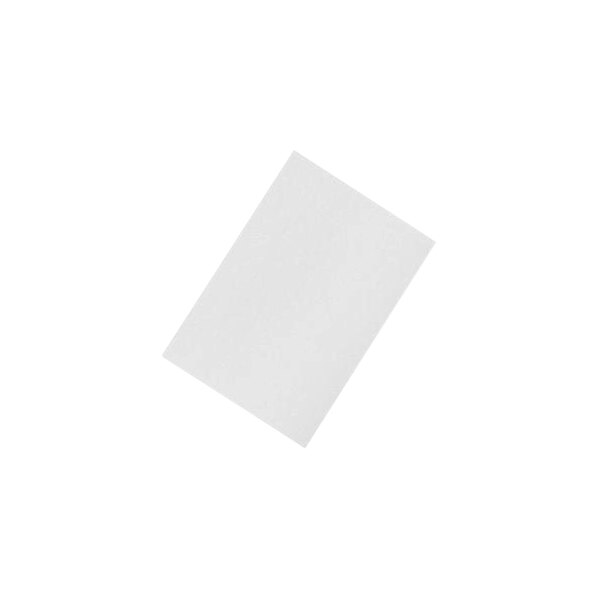 A white rectangular Powr-Flite polish pad package.