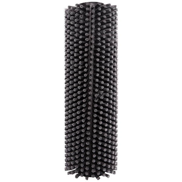 A close-up of the black Tornado cylindrical brush with small round bristles.
