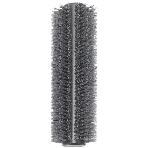 A black round Powr-Flite Escalator brush with bristles.
