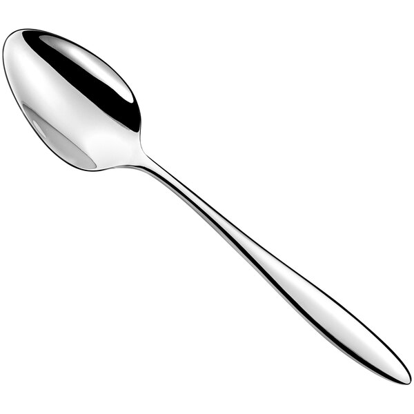 An Amefa Ariane stainless steel dessert spoon with a silver handle and spoon.
