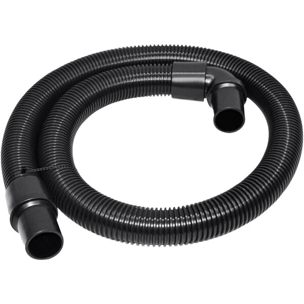 A black Delfin crushproof hose with black swivel cuffs on both ends.