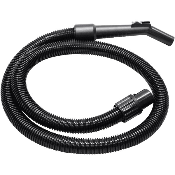 A Delfin black hose with metal connector.