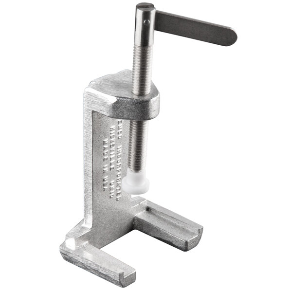 A metal Nemco Clamp Assembly with a screw and handle.