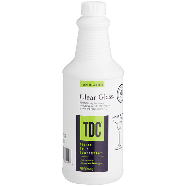 A white bottle of National Chemicals Inc. TDC Triple Duty Concentrate liquid detergent with a green label.