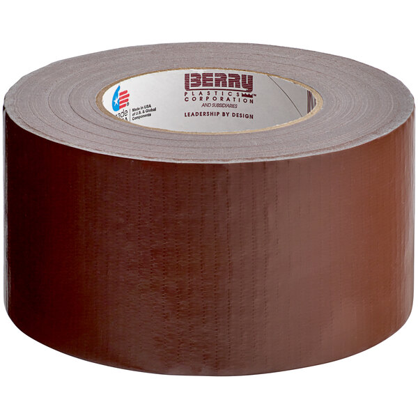 A roll of Nashua brown duct tape.