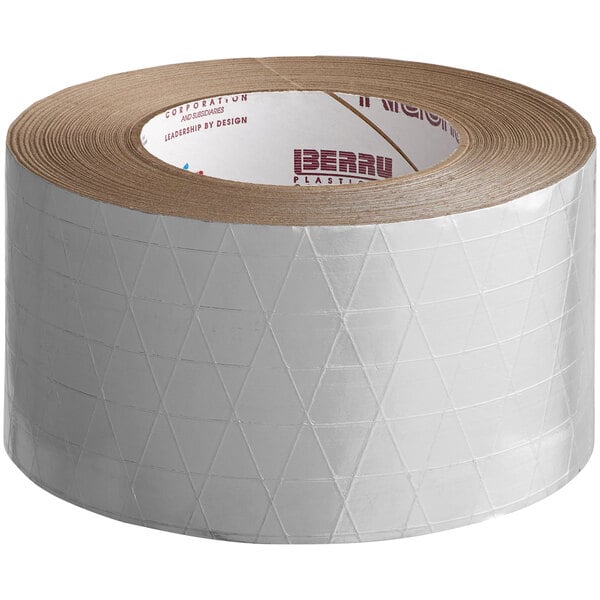 A roll of Nashua aluminum foil insulation tape with a white label with brown accents.