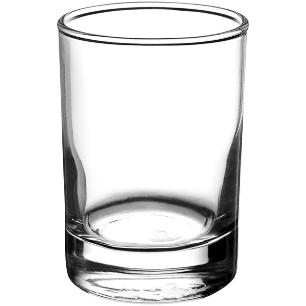 A case of 72 San Marino juice glasses. A single San Marino juice glass.