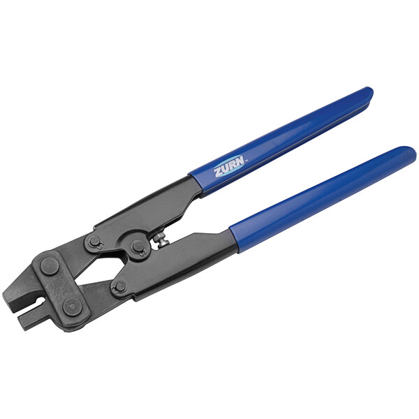 Zurn PEX Crimp Ring Removal Tool with blue handles.