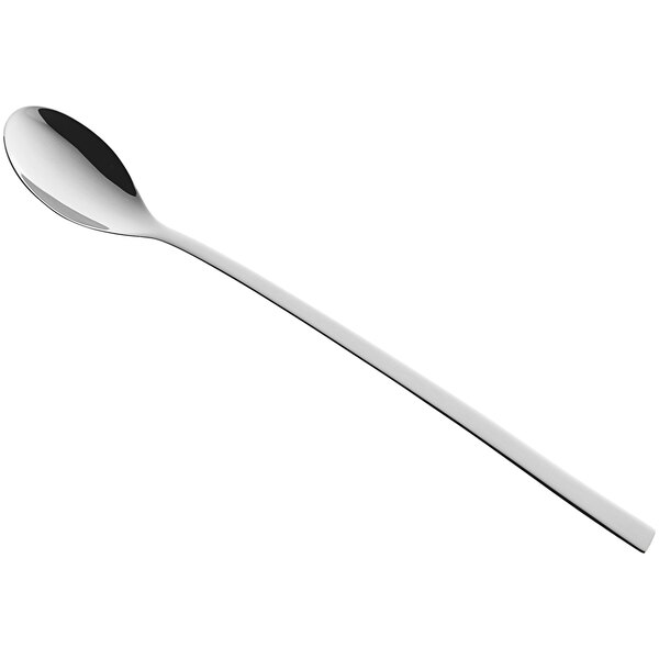 A RAK Porcelain stainless steel iced tea spoon with a long handle.
