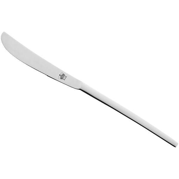 A RAK Porcelain stainless steel dessert knife with a handle and blade.