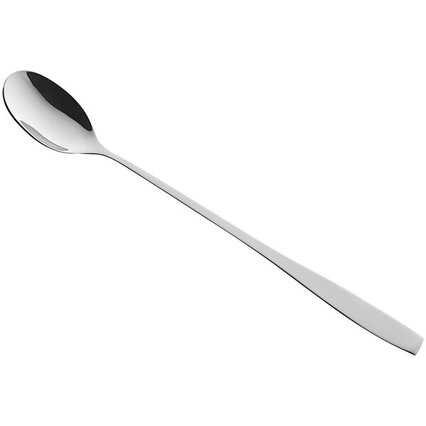 A RAK Porcelain stainless steel iced tea spoon with a long handle on a white background.