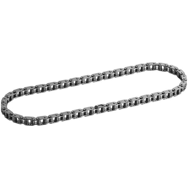 An Estella upper chain with two rows of links on a white background.