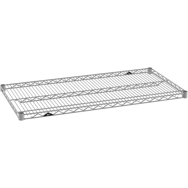 A Metroseal 4 wire shelf with a white background.