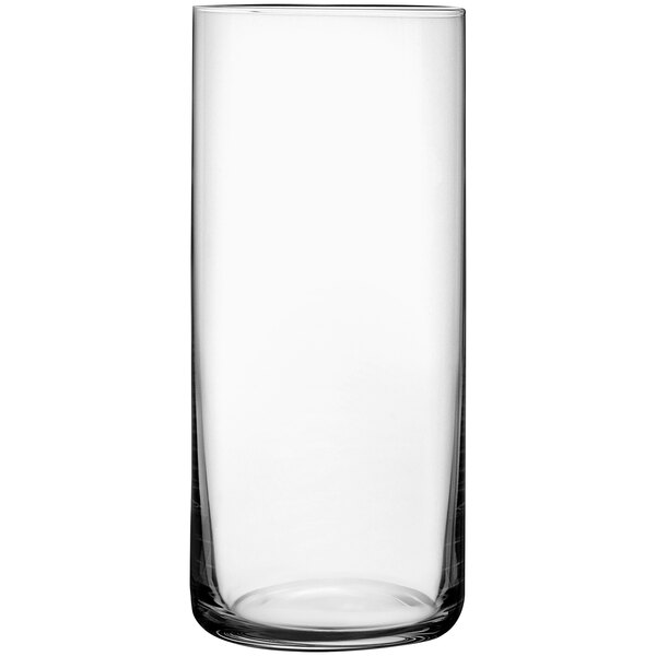 A clear Nude Finesse long drink glass.