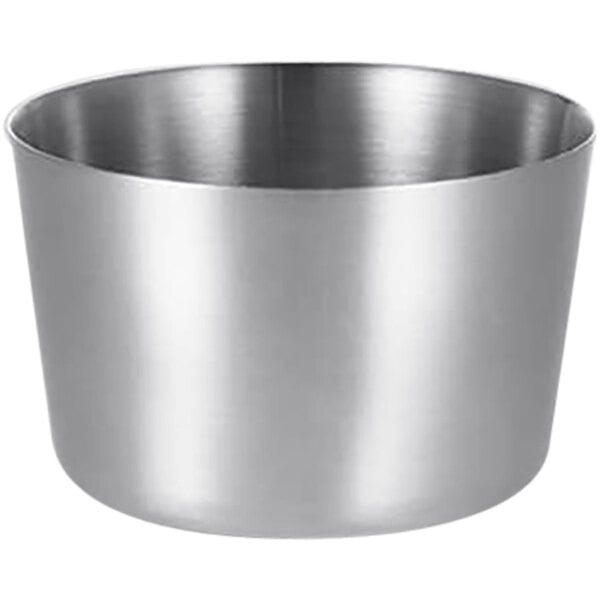 An American Metalcraft stainless steel mini fry cup.
