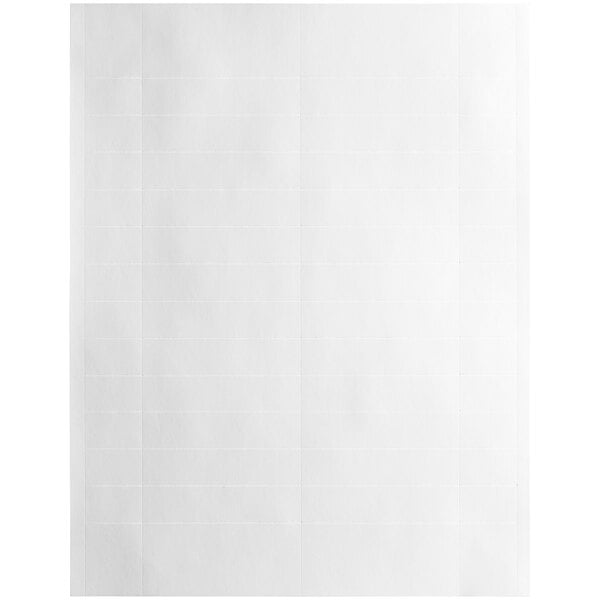 A white rectangular paper with black lines and squares.