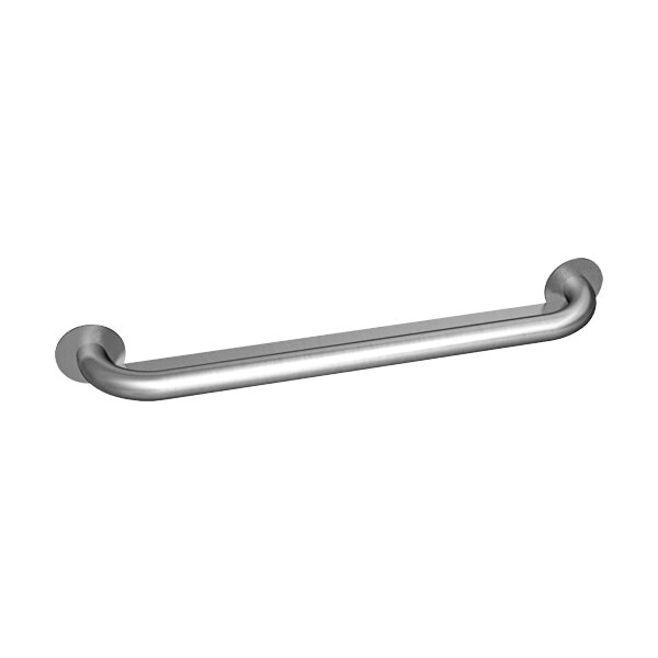 An American Specialties, Inc. stainless steel chase-mounted grab bar.