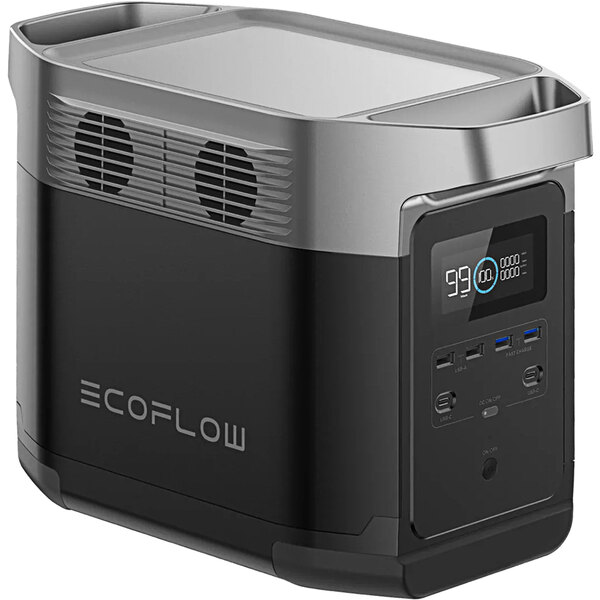 An EcoFlow DELTA 1300 portable power station on a white background.