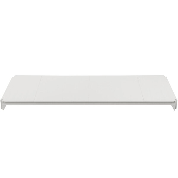 A white rectangular Cambro shelf.