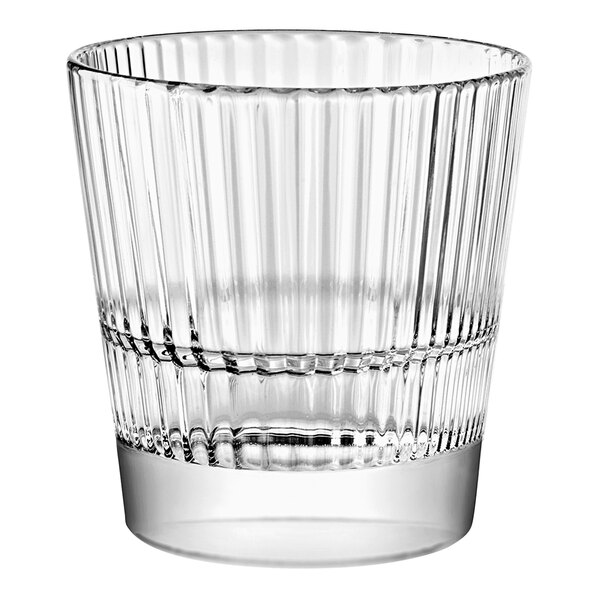 A clear Vidivi Diva Rocks glass with a clear surface.